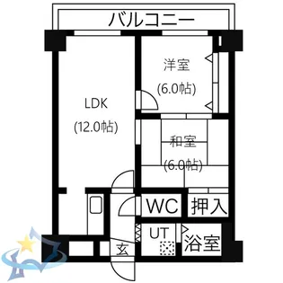 クレストコート【7階】の間取り