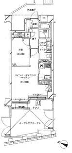 D ?クラディアイヴァン代々木参宮橋【1階】の間取り