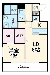 リーブルファイン東宮原【2階】の間取り