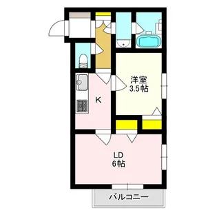 ダイアパレスステーションプラザ前橋II 101【1階】の間取り