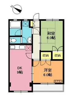 レジデンス8【1階】の間取り