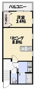 Lyk小仲台【2階】の間取り
