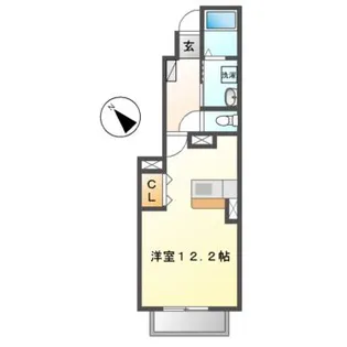 セレンディピティ【1階】の間取り