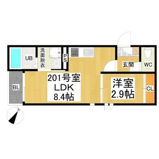 G-smart笠寺【2階】の間取り