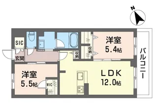 セルディーナ プリマ【3階】の間取り