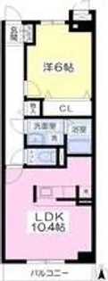 ライラックI【3階】の間取り
