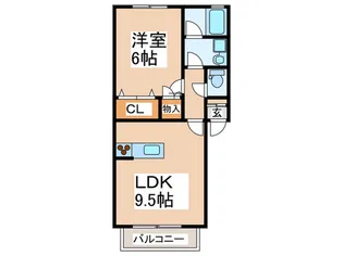 エスポワール【2階】の間取り