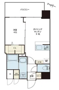 NEコート甲南町【10階】の間取り