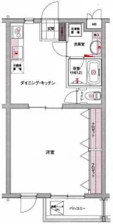 グラントレゾール明大前【1階】の間取り