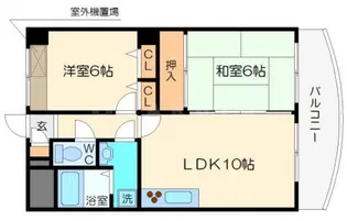 エミネンス新大阪【2階】の間取り