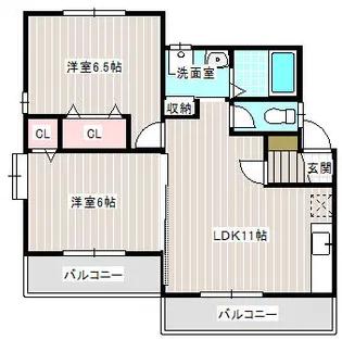 メゾンエフ【2階】の間取り