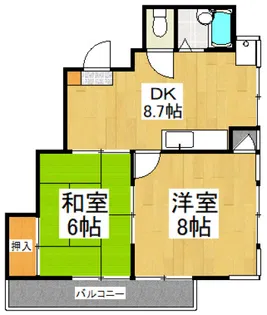 ファイン三田II【2階】の間取り