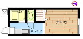 カトレアハイツ【2階】の間取り