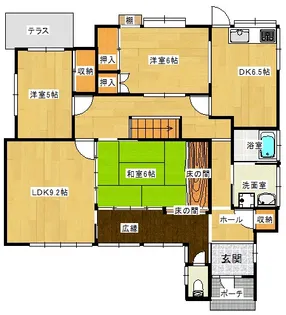 熊本県熊本市西区島崎7【一戸建】の間取り
