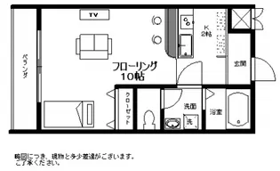 Flat.M【2階】の間取り