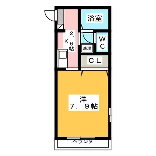 ルミエール春帆【2階】の間取り