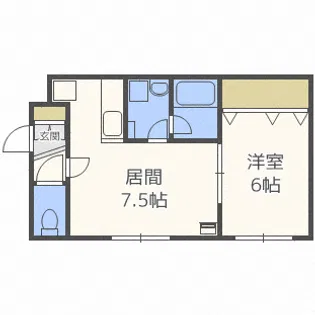 ミラージュ円山【3階】の間取り