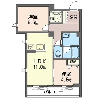 トゥリアノンIII【1階】の間取り