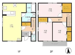 エスポワール 四番館の間取り
