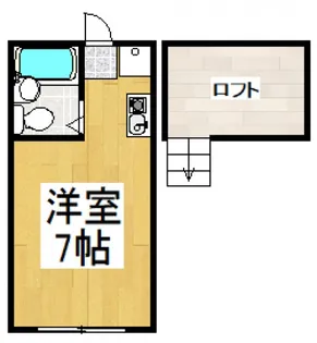 コーポアルファ【2階】の間取り