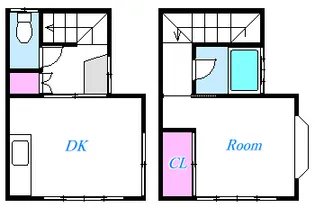 東京都青梅市大門1【アパート】の間取り
