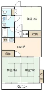 カーサ天王台【4階】の間取り