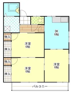 3DKの間取り画像