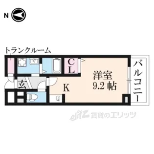 ファウンダーオブティー【3階】の間取り