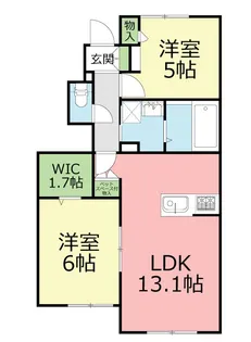 メゾン ド ルーチェ【1階】の間取り