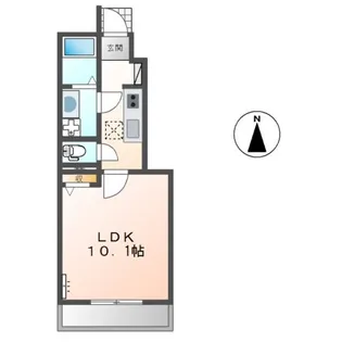 グレイシャス【1階】の間取り