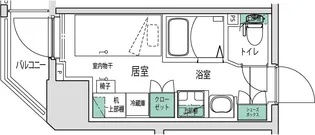 1Rの間取り画像