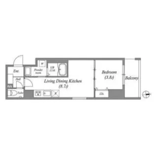 ARCA西京極【2階】の間取り
