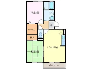 Sejour COSMOS B【1階】の間取り