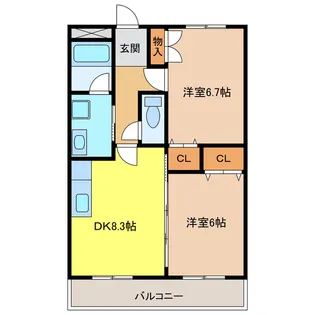 HUIS WASSENER【4階】の間取り