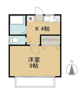 コーポハーベスト【2階】の間取り