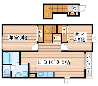 グランデパインヒルズ【2階】の間取り