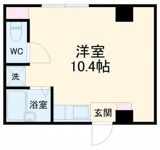 1Rの間取り画像