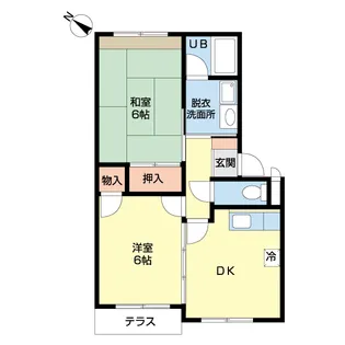 αNEXT高崎第2 弐番館【1階】の間取り