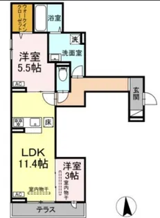 コグワルツ【0】【1階】の間取り