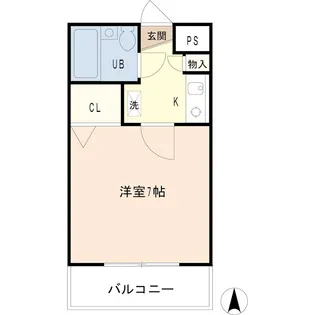 グリーンタカノ【2階】の間取り