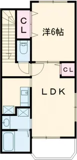 サンフェリシアン綾部駅前【3階】の間取り