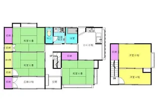 静岡県島田市南1【一戸建】の間取り