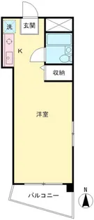 シャントレル【4階】の間取り
