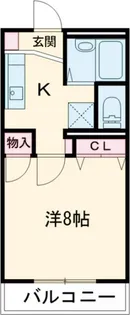 パークヒルズ亀田【2階】の間取り