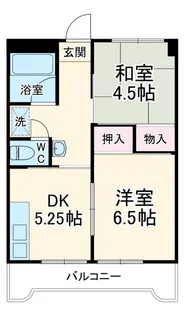 金松ハイツ【4階】の間取り