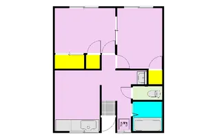 エスポワールブーロー【1階】の間取り