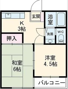 コーポ木村【3階】の間取り