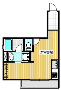 東京都世田谷区梅丘1【アパート】の間取り