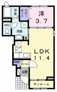 サンライト【1階】の間取り