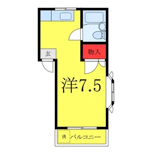カーサマドンナ【2階】の間取り